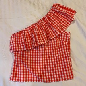J. Crew one shoulder top